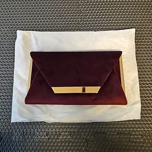Maroon Call It Spring Clutch/Purse